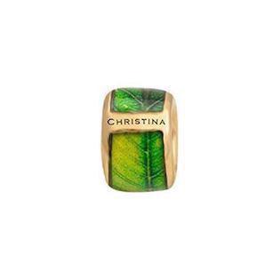 Christina Klokker Green Leaf gullbelagt sølvrør / ring, 630-G30-13